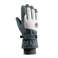 Gants de ski en gros respirants, antidérapants, épais, thermiques et coupe-vent pour les fournitures de magasins de ski et les commandes de matériel d'hiver