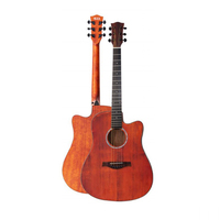 High Quality Acoustic Guitar Set for Beginners-Solid Spruce Wood Body Engineered Wood Fretboard 6-String