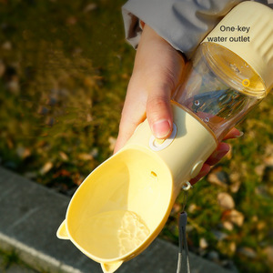 Botella de <span class=keywords><strong>Agua</strong></span> para Perros, a Prueba de Fugas, Portátil, con Bebedero para Mascotas, para Paseos al Aire Libre, Viajes, Plástico de Grado Alimenticio - Product Image 3