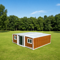 Maisons conteneurs multifonctionnelles en panneaux sandwich préfabriqués en acier - Villa écologique durable à énergie solaire avec chambre et cuisine