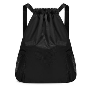 Sac à dos de sport portable à cordon de serrage, anti-éclaboussures, avec logo personnalisé, pour hommes, femmes et jeunes, idéal pour le campus - Product Image 6