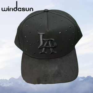 Gorras al por mayor El Hats Rich Forever, gorra de béisbol bordada de gamuza de 5 paneles con visera curva, estilo vintage, Beard Hats Originals <span class=keywords><strong>RH</strong></span> - Product Image 4