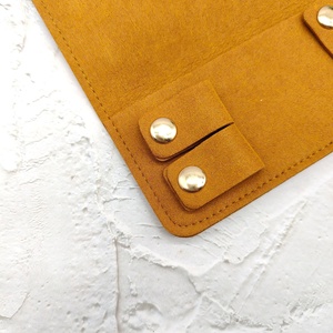 Pochette de voyage portable en microfibre anti-oxydation pour bijoux, sac de rangement épaissi pour boucles d'oreilles, bagues et autres bijoux - Product Image 3