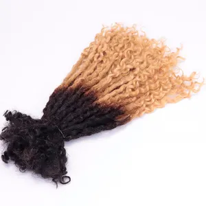 Curly human hair wavy belle curly locs extensions with curly ends for sale afro kinky human hair bulk