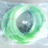 Ligne de pêche en nylon monofilament super forte de 100m * 10 bobines connectées