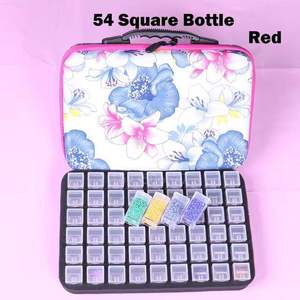 2022 Nieuwe 5d Diamond Painting Accessoires Opbergdoos 54 Slot Diy Borduurwerk Gereedschap Sticker Kralen Opslagcontainer Pot Rits Case - Product Image 3