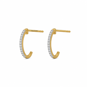 Boucles d'oreilles en argent sterling 925 avec moissanite pour femmes, bijoux élégants et scintillants, cadeau pour mariage, fête, occasion spéciale - Product Image 1
