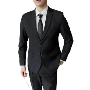 Blazer polyvalent sans marque, nouveau style <span class=keywords><strong>japonais</strong></span>, simple boutonnage, pour <span class=keywords><strong>homme</strong></span>, version coréenne, coupe ajustée, <span class=keywords><strong>costume</strong></span> d'affaires tendance - Product Image 5