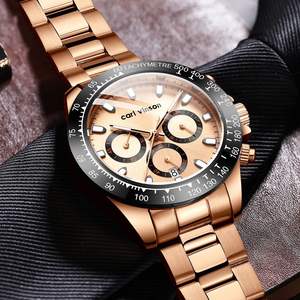 Reloj de hombre luminoso fecha cuarzo multifuncional deportivo tres ojos reloj de pulsera de seis manecillas - Product Image 3