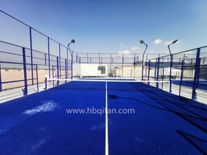 Paleta panorámica de <span class=keywords><strong>vidrio</strong></span> templado, pista de tenis de <span class=keywords><strong>Padel</strong></span>, alta calidad, venta al por mayor de fábrica - Product Image 4