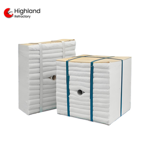 Mẫu miễn phí 1430 ISO9001 chứng nhận 300x300x150mm cách nhiệt sợi gốm mô-đun cho nhiệt độ cao lò - Product Image 2