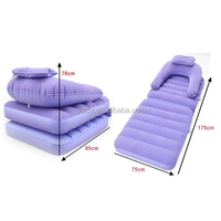 Canapé gonflable trois en un, matelas gonflable, canapé-lit