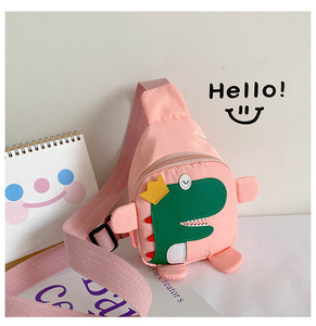 Mochila Escolar Infantil de Dibujos Animados de Dinosaurios Súper Suaves, Mochila de Hombro Doble para Niñas, Mochila Casual de Pecho para Bebés - Product Image 6