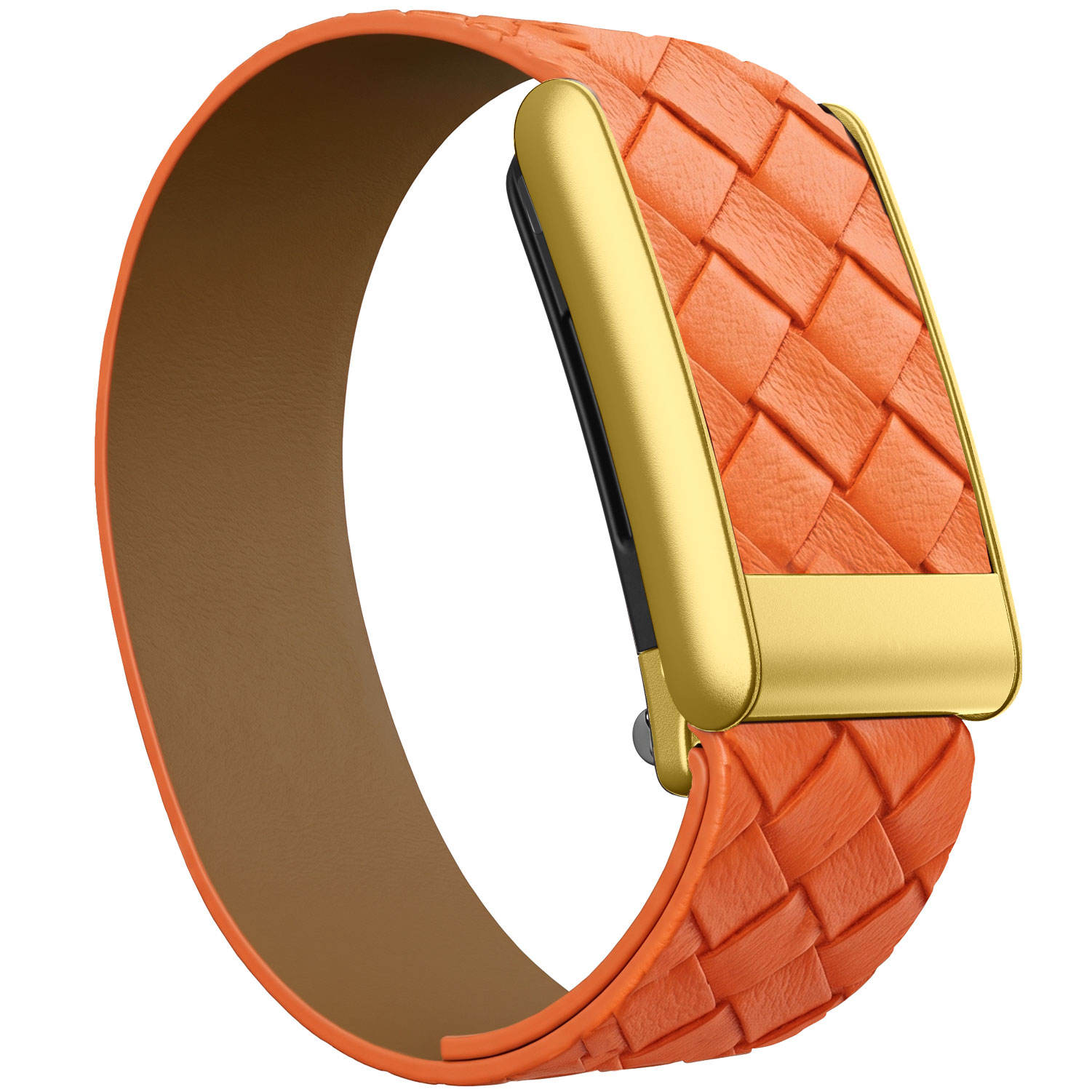 Orange with Gold Frame