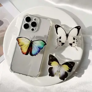 Soporte Personalizado para Teléfono <span class=keywords><strong>Celular</strong></span> con Diseño de Mariposas, Soporte Acrílico Epoxi para Teléfono <span class=keywords><strong>Celular</strong></span>, Venta Caliente - Product Image 3