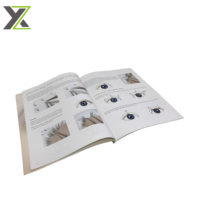 Impression de brochures et catalogues personnalisés pour cosmétiques et cils, papier A5, reliure parfaite, couverture souple