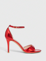 Sandales à talons minimalistes pour femmes, talon fin, bout ouvert, style chic et élégant, parfaites pour les soirées disco, les sorties nocturnes, chaussures de printemps