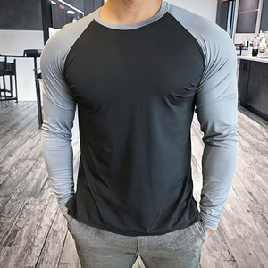 Nouveaux vêtements de sport à manches longues pour hommes 200 grammes à séchage rapide et à haute élasticité pour la course et l'entraînement en plein air - Product Image 3