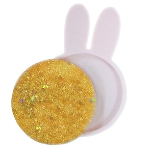 PC del Día de San Valentín OEM conejo moda ronda coca Bling burbuja de cristal acuario globo de nieve flotando montaña rusa para dama chica - Product Image 3