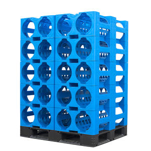 מדפי אחסון פלסטיק כיס אחד 3 מדפי אחסון מים בבקבוקים - Product Image 2