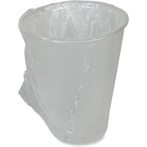 Vasos Fríos de Polipropileno Translúcido Boardwalk de 9 oz, Envueltos Individualmente, 1,000/Cartón, Tipo Pajita para Facilitar el Beber - Product Image 2