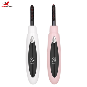 Wholesale <b>Heated</b> Eyelash Curler <b>USB</b> Rechargeable 3 Temperature Settings Charging ABS Material Eyelashes GZ RTS Bulk Mixed Order - Product Image 1