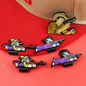 High Quality Baseball Anime <b>Hat</b> <b>Pin</b> and <b>Hat</b> Clip Custom Mexican Charms Metal Animated Gun Enamel Cap <b>Hat</b> <b>Pin</b> - Product Image 1