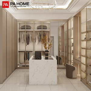 خزانة ملابس خشبية بتصميم عصري فاخر من الشركة المصنعة، أثاث غرفة النوم - Product Image 2