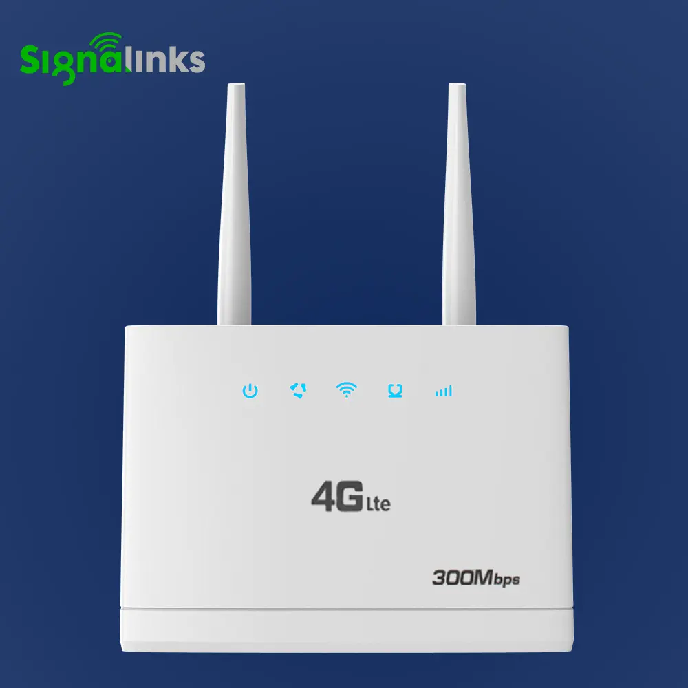 300 mbpsWifiワイヤレスルーター3G4G Lte CPE Wifiルーターモデム (SIMカードスロット付き)