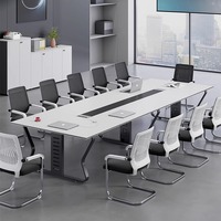 Tables de conférence modernes en bois de haute qualité pour le bureau à domicile, le bureau, les hôtels, les écoles et les hôpitaux-pour les salles de réunion