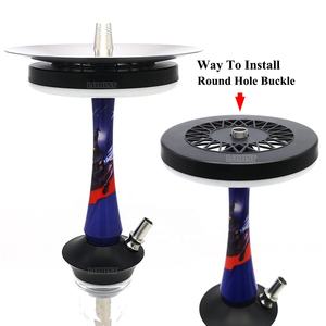 LOMINT Lumière LED Colorée pour <span class=keywords><strong>Chicha</strong></span>, Lampe Anneau à Boucle Perforée, <span class=keywords><strong>Ambiance</strong></span> de Fête, Bar, Boîte de Nuit, Décoration pour Fumer L012 - Product Image 5