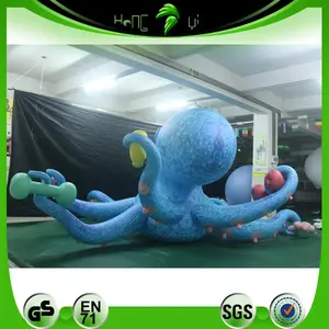 Hongyi 2020 Hot Sale Inflatable Pvc Octopus Model For Advertising Or Activity