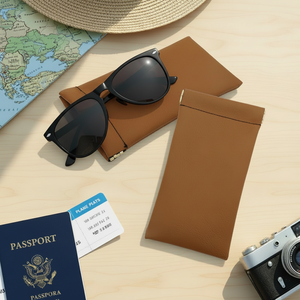 Estuche de Almacenamiento para Gafas de Sol Supernova con Grabado Láser Personalizado, Funda Protectora de Cuero PU Suave para Viajes y Regalos - Product Image 6