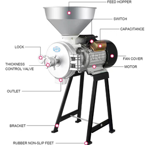 商用干湿花生酱机谷物粉碎机 - Product Image 2