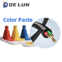 Pâte de couleur à base d'huile Delun Guangdong de haute qualité, pigment organique durable, résistant à la décoloration, emballage de 5 kg/20 kg, pigments pour cuir
