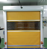 Porte rapide à enroulement haute vitesse automatique pour lavage de voitures en libre-service entièrement automatique, porte à enroulement, portes flash, intérieur