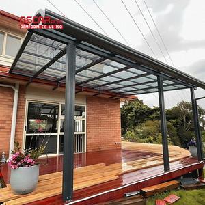 Impermeabile alluminio Pergola Patio baldacchino automatico giardino balcone cortile esterno struttura ombreggiante tenda da sole - Product Image 1