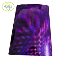 Feuille d'autocollants adhésifs PET A3A4, autocollants laser arc-en-ciel imperméables pour cadeaux et artisanat