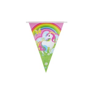 Paper cartoon1st Birthday Banner <span class=keywords><strong>Happy</strong></span> Birthday Party Decorations Kids Little Mermaid Flag Baby Shower Banner Wedding Garland - Product Image 3