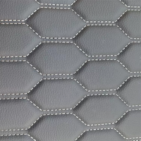 Broderie en cuir automobile sac souple tissu en cuir camion plafond intérieur cuir reconditionné broderie décorative coton