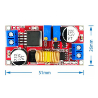 XL4015 Module d'alimentation Buck 5A Courant constant et tension constante Carte de charge de batterie au lithium-ion Module de pilote de LED