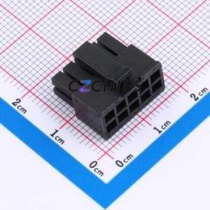 HX30002-10P Housing (Wire-to-Board / Wire-to-Wire) P=3mm Connector ( Jack Structure: 2x5P )( Pitch: 3mm )( Row Spacing: 3mm ) - Product Image 1