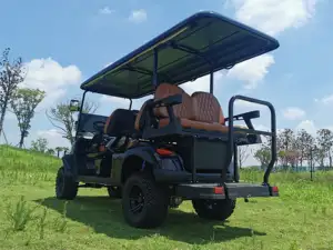 4+2 Seat Club Cart Intelligent AC Control Hunting Buggy Electric Golf Cart