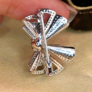 Xinfly ทอง18K มรกตเพชรธรรมชาติจี้เข็มกลัดเครื่องประดับตามสั่ง - Product Image 2