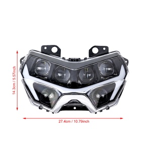 Faros Delanteros LED de Aluminio para Motocicleta, Luz Alta y Baja, DRL para <span class=keywords><strong>Kawasaki</strong></span> Z650 <span class=keywords><strong>2020</strong></span>-2025; Z900 <span class=keywords><strong>ABS</strong></span> / Z900 SE <span class=keywords><strong>ABS</strong></span> / Z400 <span class=keywords><strong>ABS</strong></span> - Product Image 3