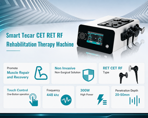 Máquina de Tecarterapia Profesional, Diatermia Capacitiva y Resistiva de 448kHz para Fisioterapia y Rehabilitación - Product Image 2