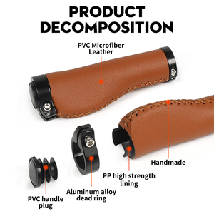 TOSEEK TS-110 Khóa Nhôm Chống Rung Thoải Mái Chống Trượt Tay Nắm Da Xe Đạp 22.2Mm Tay Nắm Xe Đạp Leo Núi Đường Trường BMX - Product Image 4