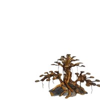 Décoration aquascaping : Ornement en bois flotté fini, squelette d'arbre en mousse, racine de rhododendron pour aménagement d'aquarium