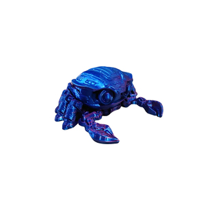 Crabe Cyber imprimé en 3D, jouets animaux 3D, jouets pour imprimante 3D, matériau PLA écologique, articulations flexibles, coquille de crabe mobile - Product Image 3