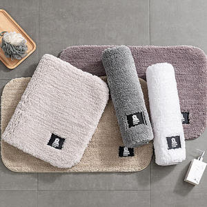 Ensemble de tapis de bain Dalon, 3 pièces, rectangulaires, couleur unie, antidérapants, absorbants, pour salle de bain, chambre à coucher, usage domestique - Product Image 1